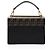 Borsa a tracolla Fendi FF Embossed Calfskin Kan U Medium Nero - vista 3
