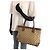 Borsa Tote in tela GG marrone e beige e pelle Gucci - vista 7
