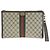 Clutch in PVC Balenciaga The Hacker Project Marrone Beige