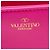 Valentino Garavani Borsa a tracolla Valentino in agnello One Stud Rosa - vista 7