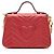 Borsa a mano mini Gucci Matelasse Leather GG Marmont Rosso - vista 3