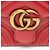 Borsa a mano mini Gucci Matelasse Leather GG Marmont Rosso - vista 9