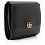 Cartera compacta Gucci de piel GG Marmont Negro - vista 2