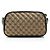 Borsa Camera Piccola Gucci Matelasse GG Canvas GG Marmont Marrone Beige - vista 3