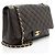 Gabrielle Borsa Chanel Classic Maxi Single Flap in pelle Caviar Marrone - vista 2