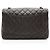 Gabrielle Borsa Chanel Classic Maxi Single Flap in pelle Caviar Marrone - vista 3