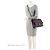 Gabrielle Borsa Chanel Classic Maxi Single Flap in pelle Caviar Marrone - vista 5