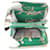 Hermès Portafoglio Compatto Hermes Azap Silk'in Verde  - vista 8