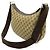 Gucci GG Canvas Leder Schultertasche Braun Beige - Ansicht 2