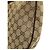 Gucci GG Canvas Leder Schultertasche Braun Beige - Ansicht 8
