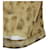 Céline Falda Celine 100% seda Beige Verde  - vista 6
