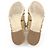 Timeless Sandali Chanel G34923 D'oro - vista 4