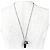 LOUIS VUITTON Collier Charms Monogram Eclipse aus Metall Silber Schwarz Damen - Ansicht 3