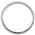 Cartier 1895 Ehering Platin 2.5mm Silber - Ansicht 4