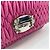 Borsa a tracolla 3-way in nappa e cristalli Miu Miu Rosa - vista 12