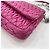 Borsa a tracolla 3-way in nappa e cristalli Miu Miu Rosa - vista 9