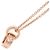 Bulgari Collana BVLGARI in oro rosa 18K con pendente in diamante - vista 2