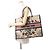 Christian Dior Large Canvas Tote Bag Mehrfarben Beige - Ansicht 4