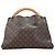 Borsa a Spalla Louis Vuitton Artsy MM Marrone - vista 2