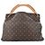 Borsa a Spalla Louis Vuitton Artsy MM Marrone - vista 3