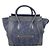 Céline Borsa Celine Luggage Mini in Navy Blu navy - vista 2