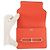 Hermès Cartera Hermes Roulis Reli Verso Naranja - vista 5