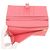 Cartera larga Hermès Bearn Soufflé en rosa - vista 6