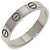 Anello Mini Love Cartier in oro bianco 18K - vista 2