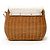 Borsa a tracolla in paglia marrone Miu Miu - vista 2