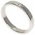 Anello a fascia in platino inciso Cartier