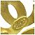 Chanel Vintage CC Flower Texturiertes Metall Golden - Ansicht 3
