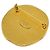 Chanel Vintage Round CC Sun Metal D'oro - vista 3