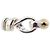 Anello a fascia in argento sterling e oro giallo Tiffany & Co.