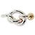 Anello Love Knot in argento 925 e oro 750 Tiffany & Co.