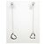 Orecchini Tiffany & Co. 925 By the Yard Diamond Heart - vista 2