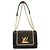 Borsa a Spalla Louis Vuitton Monogram Twist Marrone Nero