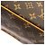Borsa a tracolla verticale Louis Vuitton Monogram Batignolles Marrone - vista 3