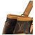 Borsa a tracolla verticale Louis Vuitton Monogram Batignolles Marrone - vista 6