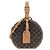 Borsa Louis Vuitton Monogram Petite Boite Chapeau Marrone
