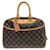 Borsa Louis Vuitton Monogram Bowling Vanity Marrone
