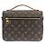 Borsa Louis Vuitton Monogram Pochette Métis MM Marrone - vista 2