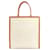 Cabas Céline Borsa Tote Verticale Large Celine Marrone Bianco  - vista 2