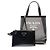 Borsa in rete con paillettes nere Prada Nero