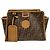 Copertura per borsa FENDI Peekaboo Defender Marrone