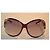 Gafas de sol oversize Valentino Garavani Castaño - vista 2