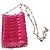 Paco Rabanne Mini Hawaï Borsa a tracolla rosa