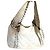 Jimmy Choo Borsa Hobo in Pelle Avorio con Borchie Bianco