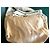 Jimmy Choo Borsa Hobo in Pelle Avorio con Borchie Bianco - vista 6