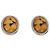 Orecchini Dolce & Gabbana Sicily Cammeo con Cristalli Swarovski Argento Giallo