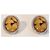 Orecchini Dolce & Gabbana Sicily Cammeo con Cristalli Swarovski Argento Giallo - vista 16